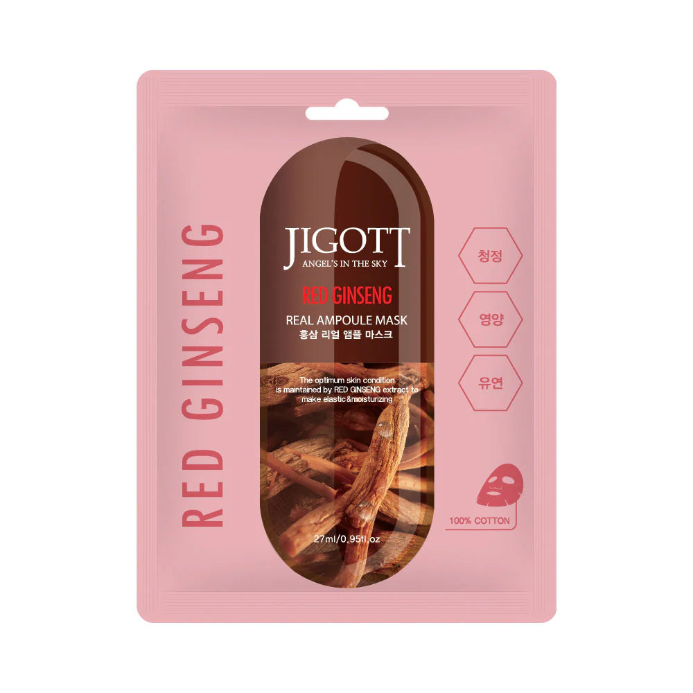 Jigott Red Ginseng Real Ampoule Mask