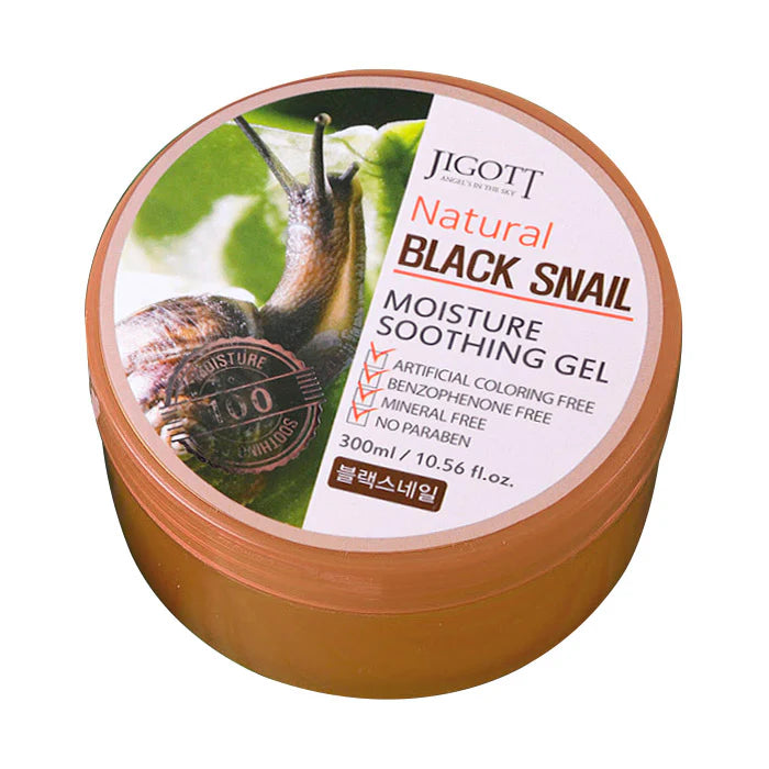 Jigott Natural Black Snail Moisture Soothing Gel