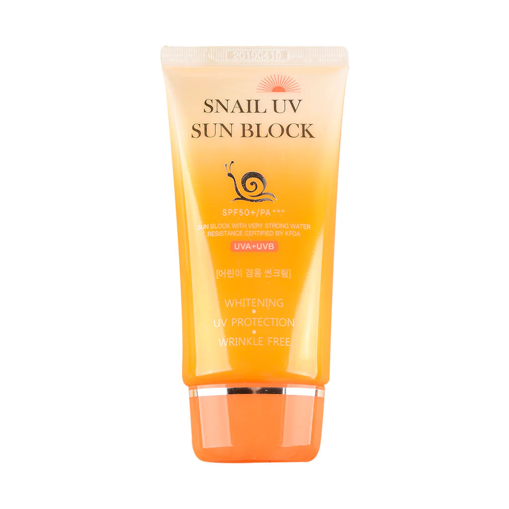 Jigott Snail Uv Sun Block Cream Spf50 Pa+++