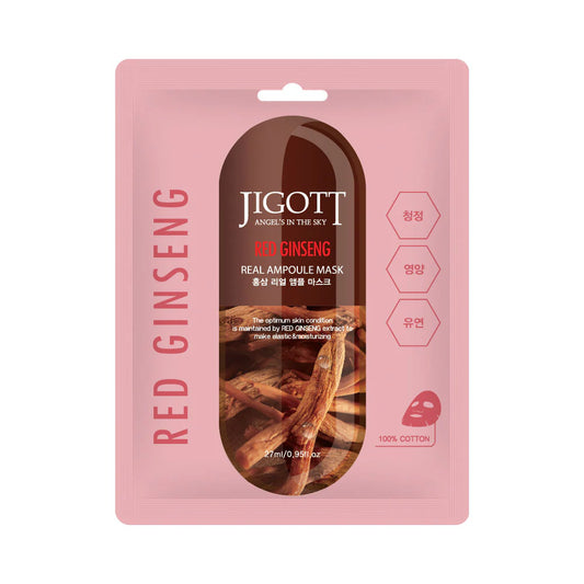 Jigott Red Ginseng Real Ampoule Mask
