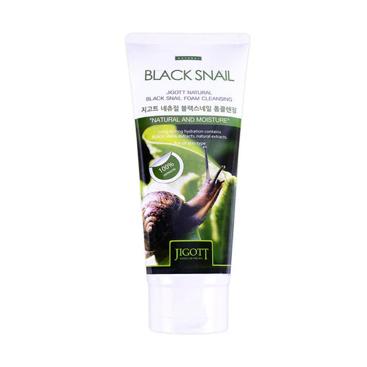 Jigott Natural Black Snail Foam Cleansing