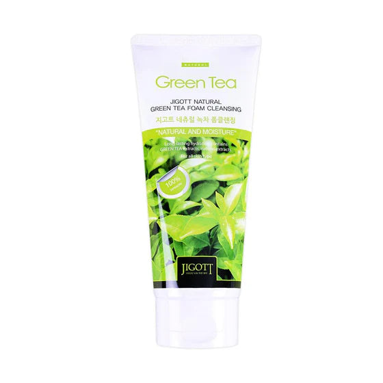 Jigott Natural Green Tea Foam Cleansing