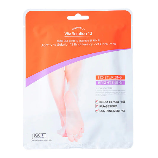 Jigott Vita Solution 12 Brightening Foot Care Pack